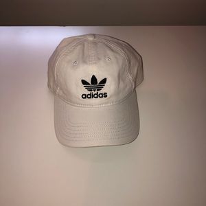 white adidas hat